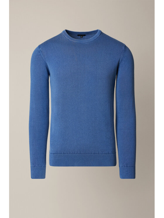 Lancerto Lancerto Sweter Gustan SW073225000071 Niebieski Regular Fit