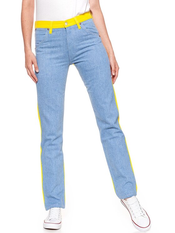 Wrangler Wrangler Jeansy 11MWZ Żółty Slim Fit