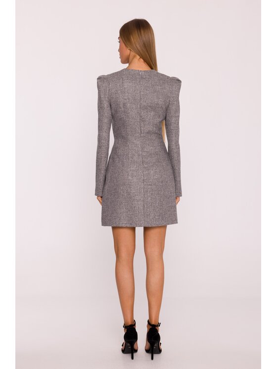 Made of Emotion Made of Emotion Sukienka wieczorowa M869 Czarny Modern Slim Fit