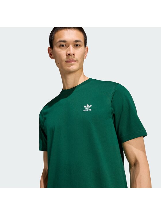 adidas adidas T-särk Trefoil Essentials KD1323 Roheline Regular Fit