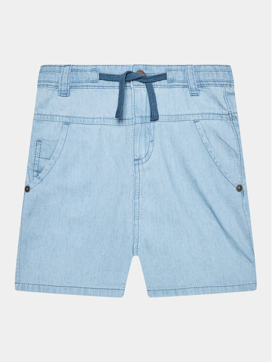 United Colors Of Benetton United Colors Of Benetton Auduma šorti 4DHJG901B Zils Regular Fit