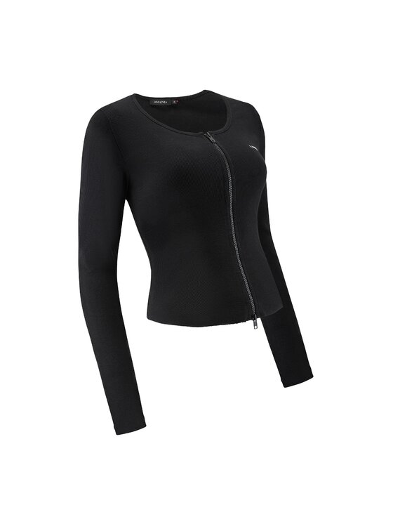 La Mania La Mania Felpa VIRGINA 2 Nero Active Fit