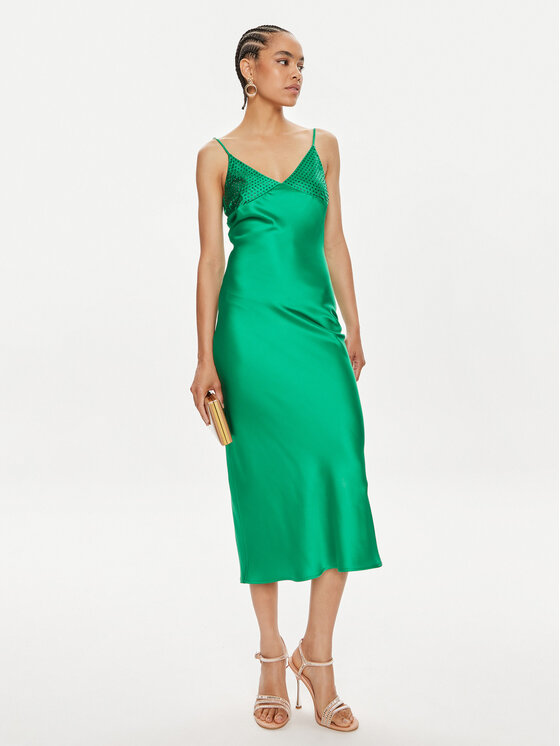Liu Jo Liu Jo Kokteilinė suknelė CA4384 T3809 Žalia Regular Fit