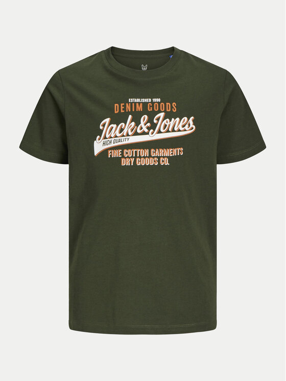 Jack&Jones Junior Jack&Jones Junior T-shirt Logo 12258876 Verde Regular Fit