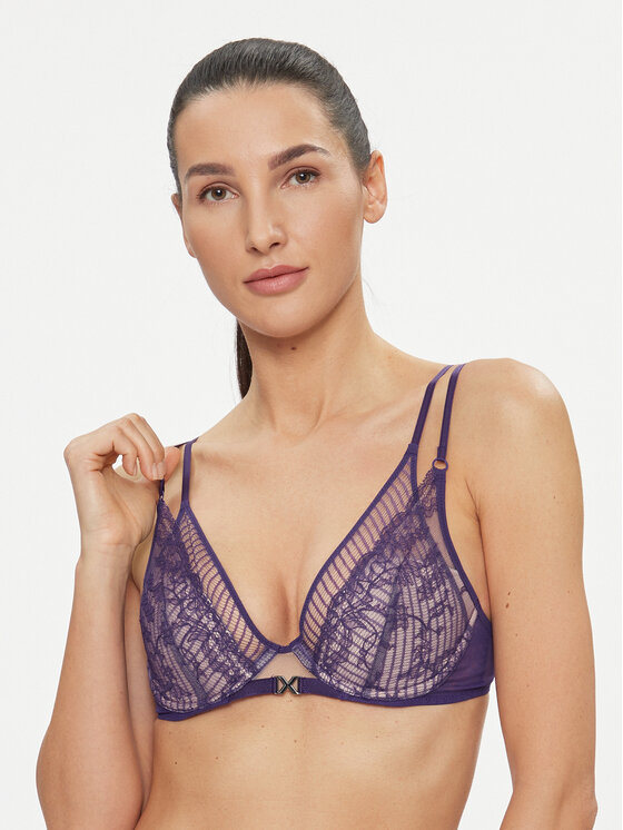 Chantelle X Chantelle X Reggiseno con ferretto Txture C09F20 Viola