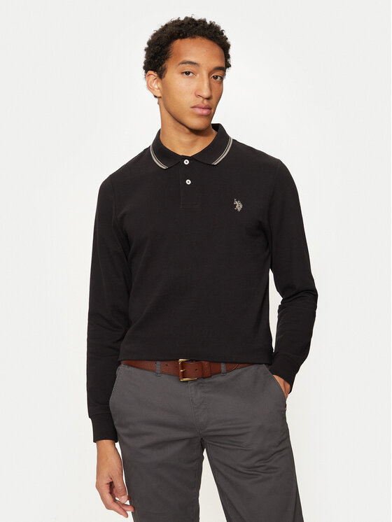 Us polo shirts black discount