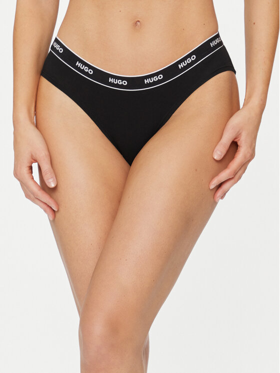 HUGO Hugo Klasikinės kelnaitės Brief Stripe 50510624 Juoda