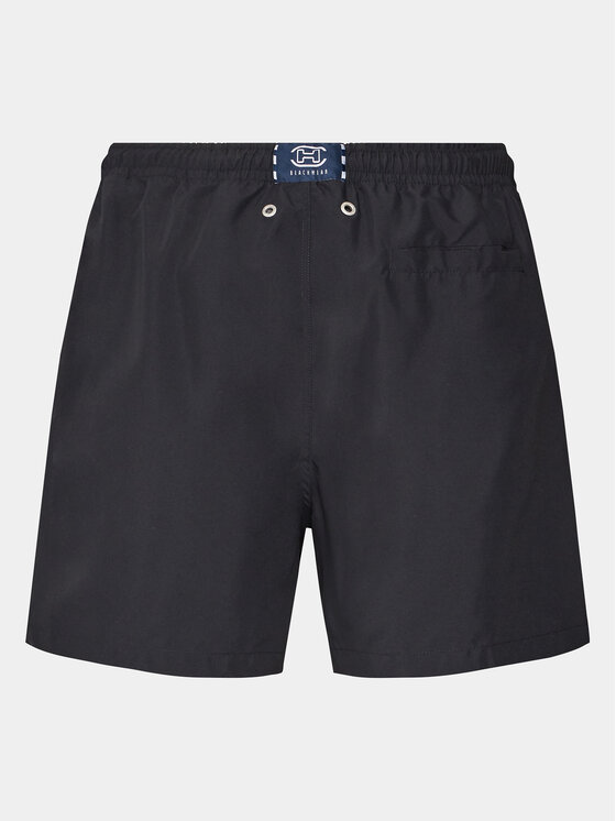HOM HOM Pantaloni scurți pentru înot 402537 Negru Regular Fit