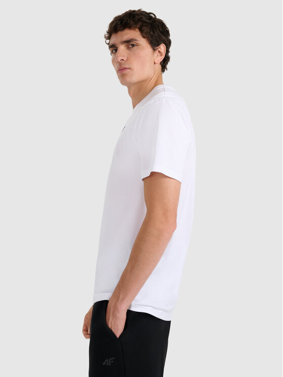 4F 4F T-Shirt NOS Biały Regular Fit