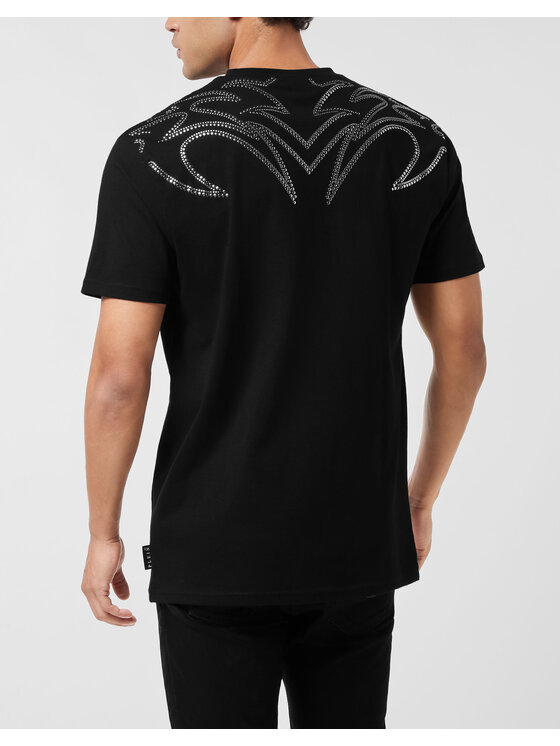 PHILIPP PLEIN PHILIPP PLEIN T-Shirt 26245 Czarny Regular Fit