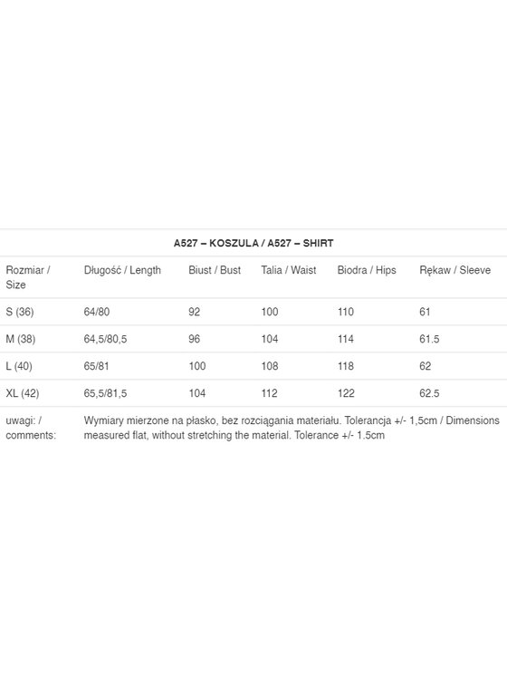 Awama Awama Koszula A527 Czarny Basic Fit