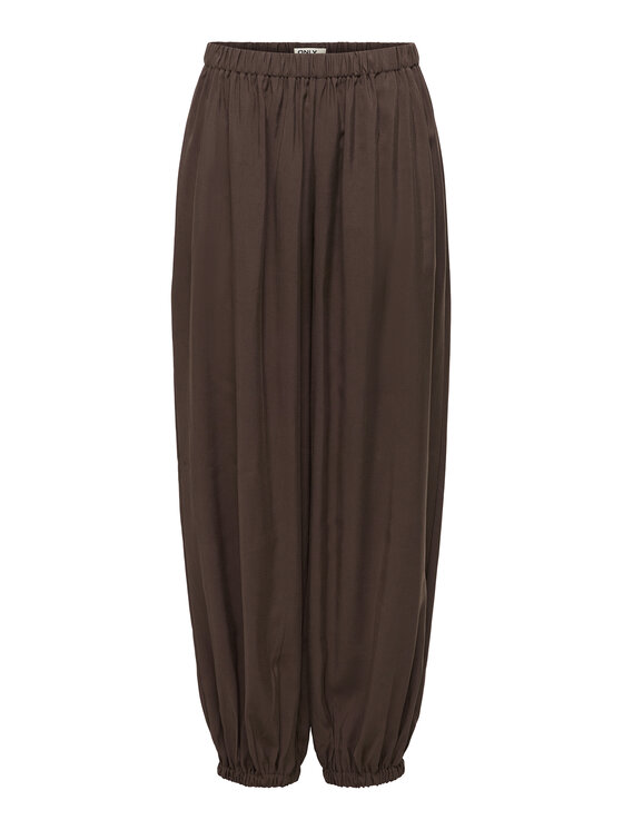 ONLY ONLY Παντελόνι υφασμάτινο Scarly 15380514 Καφέ Relaxed Fit