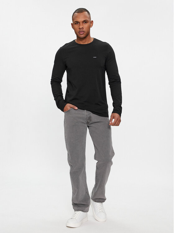 Calvin Klein Calvin Klein Longsleeve K10K112725 Nero Slim Fit