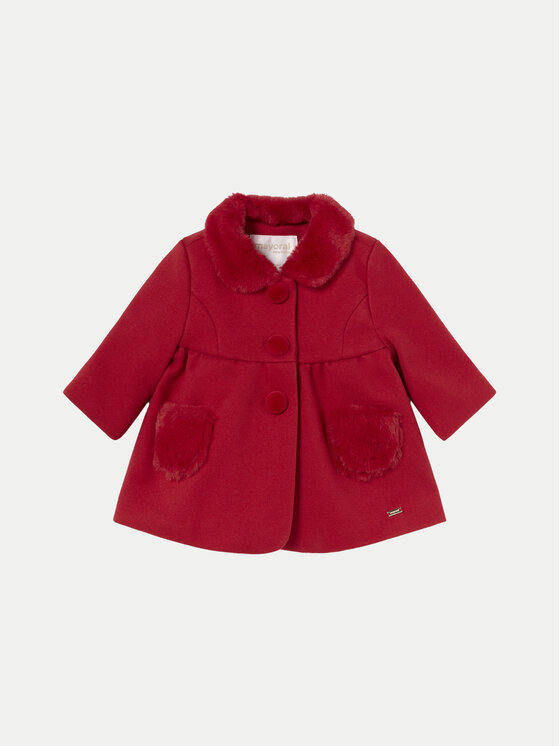 Mayoral Mayoral Wintermantel 2453 Rot Regular Fit