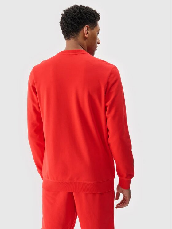 4F 4F Felpa 4FWMM00TSWSM1767-62S Rosso Regular Fit