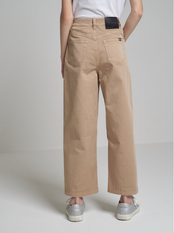 BIG STAR BIG STAR Jeansy sia_801 Beżowy Wide Fit