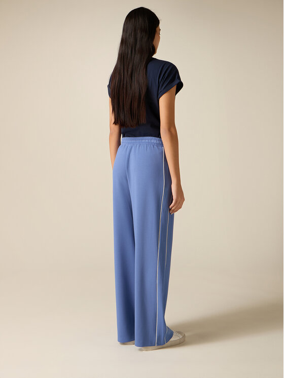 Oltre Oltre Pantaloni di tessuto P810J002517N004 Blu Regular Fit