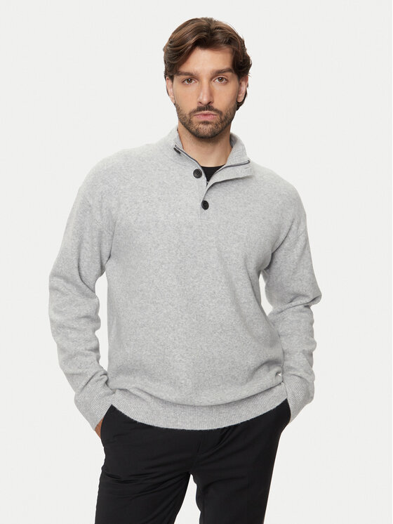 Calvin Klein Calvin Klein Пуловер K10K113751 Сив Regular Fit