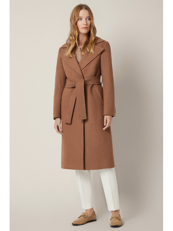 Lancerto Lancerto Płaszcz Velora PC073225000003 Brązowy Regular Fit