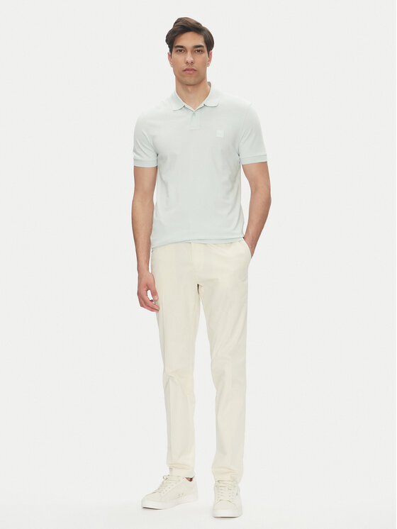 BOSS BOSS Polo marškinėliai Passenger 50507803 Mėlyna Slim Fit