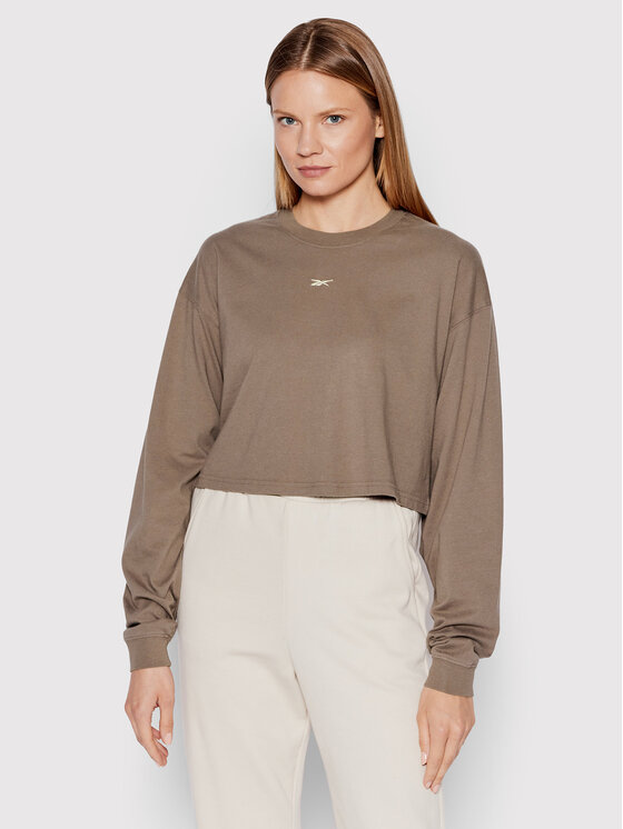 Reebok Bluza Classics HN4401 Siva Relaxed Fit
