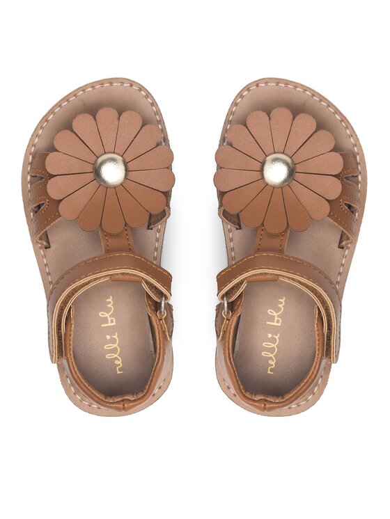 Nelli Blu Nelli Blu Sandále CM220804-5 Hnedá