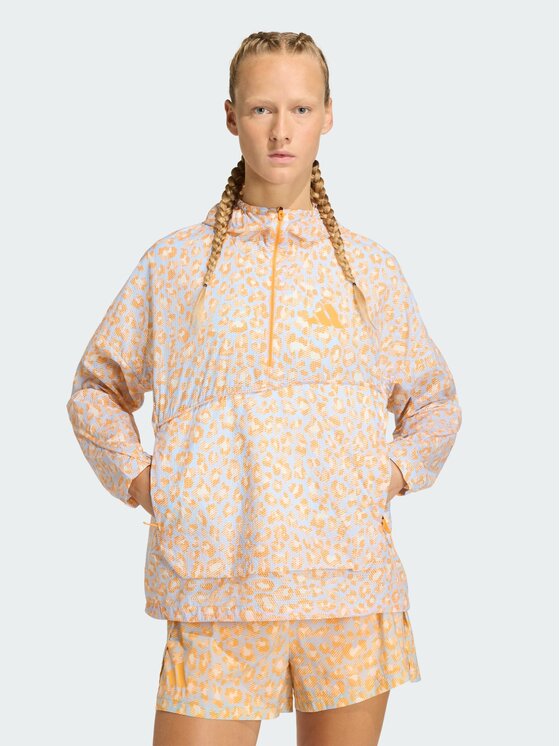 adidas adidas Wiatrówka 161800 Biały Loose Fit