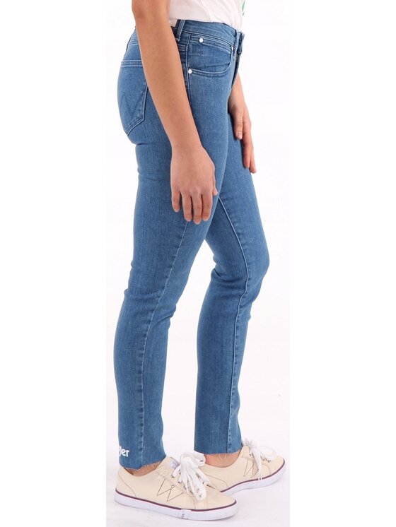 Wrangler Wrangler Jeans SLIM CROP Blu Skinny Fit
