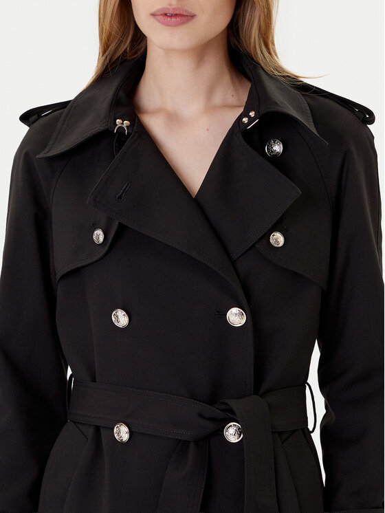 Morgan Morgan Tenchcoat 242-GTRENCH Schwarz Regular Fit