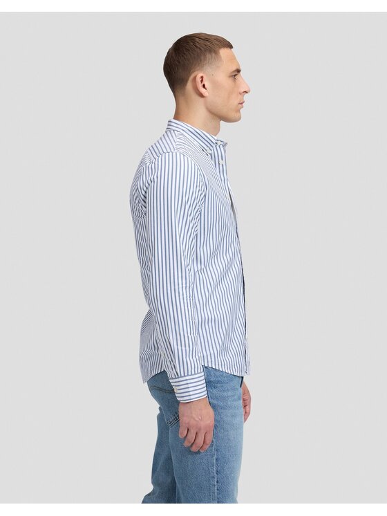 Lee Lee Koszula BUTTON DOWN Biały Regular Fit