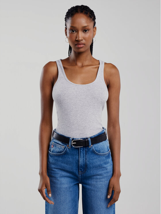 BIG STAR BIG STAR Top ALENA Szary Slim Fit