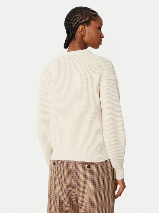 Weekend Max Mara Weekend Max Mara Cardigan Nirvana 2515341051 Écru Regular Fit