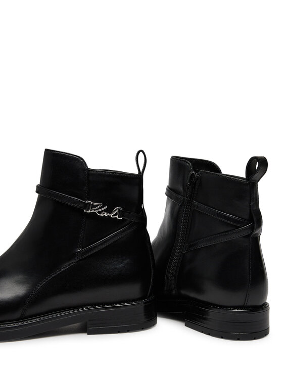 KARL LAGERFELD KARL LAGERFELD Botki KL41444 Czarny