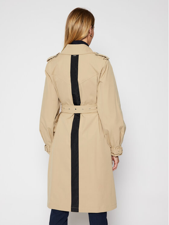 Guess Guess Trenčkot Peggy W1RL00 WDO40 Béžová Regular Fit