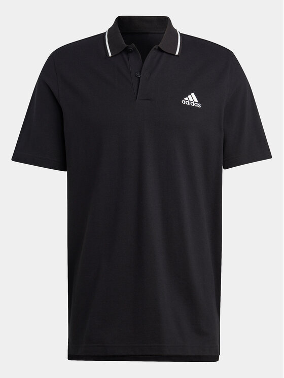 adidas adidas Polokošile Essentials IC9314 Černá Regular Fit