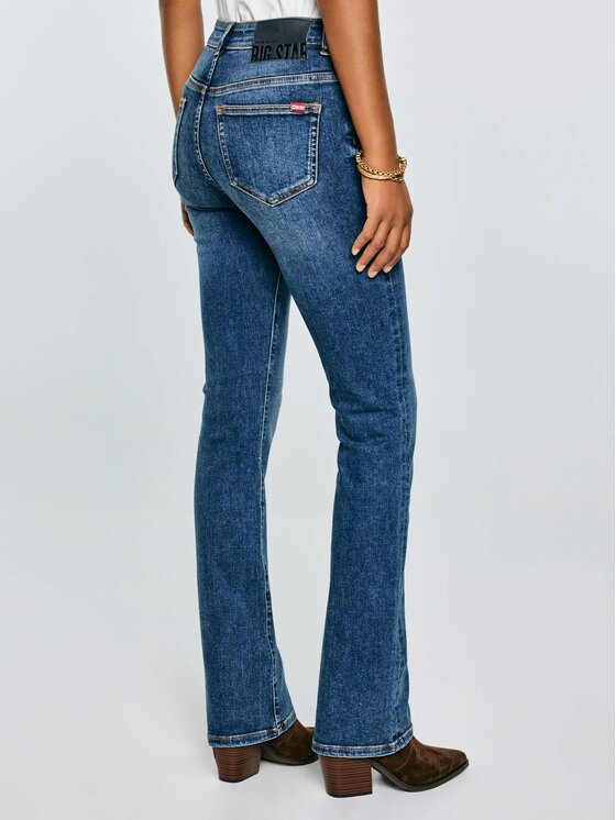 BIG STAR BIG STAR Jeansy ADELA_BOOTCUT_536_190 Granatowy Bootcut Fit