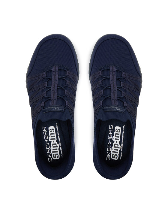 Skechers Skechers Sneakersy Skechers Slip-ins: Breathe Easy - Roll With Me Granatowy