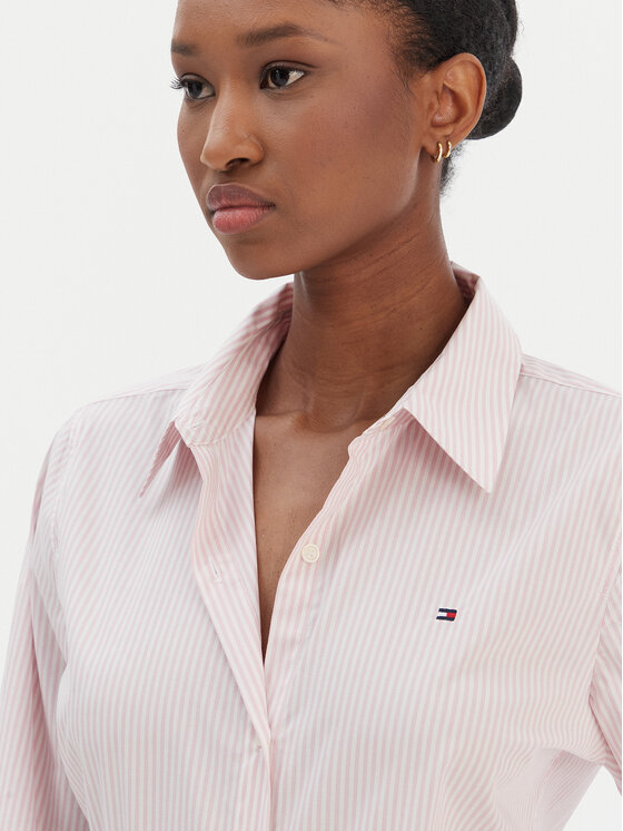Tommy Hilfiger Tommy Hilfiger Camicia Ess WW0WW47169 Rosa Regular Fit