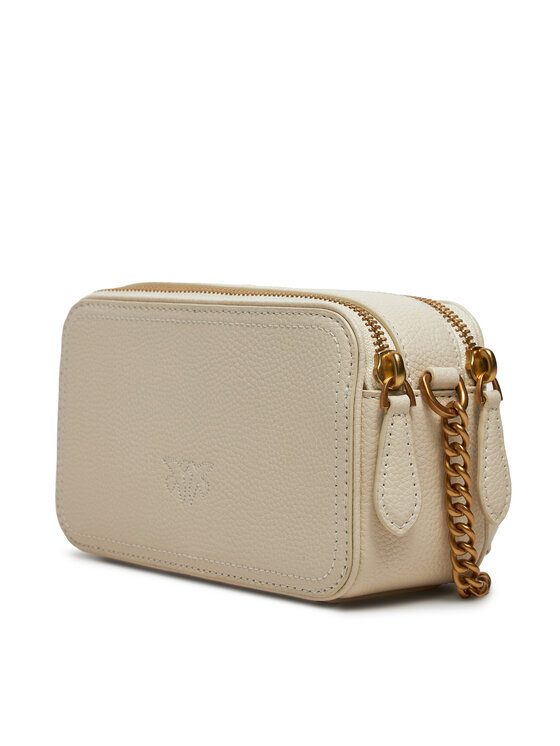PINKO PINKO Ročna torba Pelle Bottalata 103799 Écru