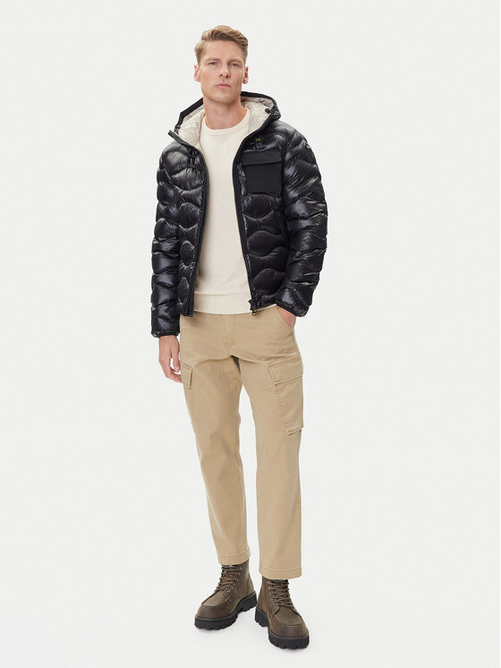 Blauer Blauer Kevad-sügis jope 25WBLUC02080 Must Regular Fit