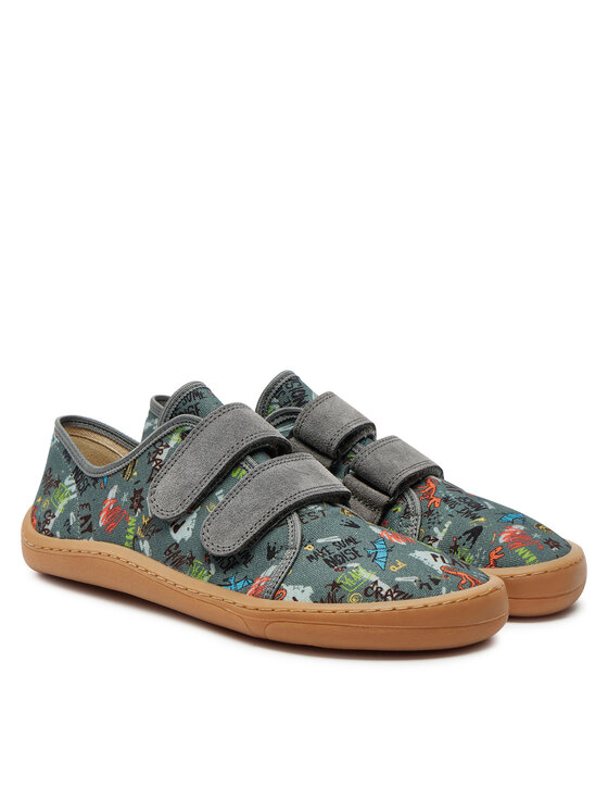 Froddo Froddo Пантофи Barefoot Canvas G1700390-1 D Сив