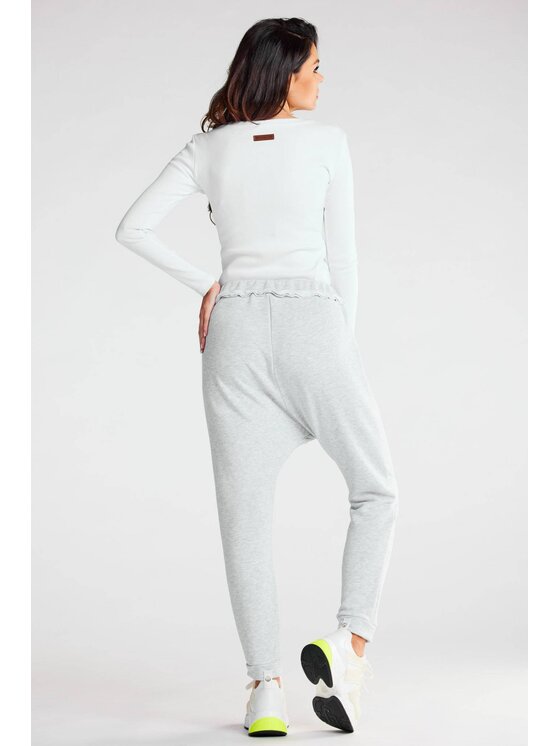 Infinite You Infinite You Dámské kalhoty M274 Šedá Basic Fit