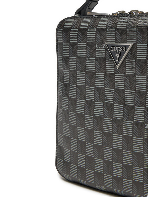 Guess Guess Maža rankinė Torino-Jet Set Eco Mini-Bags HMTOJS P4253 Juoda