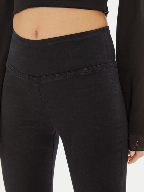 Gina Tricot Gina Tricot Κολάν 23067 Μαύρο Flare Fit