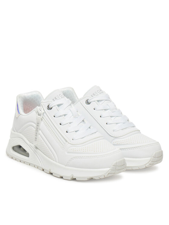 Skechers Skechers Sneakersy Uno Gen1-Zip And Stride 310554L/WHT Bílá
