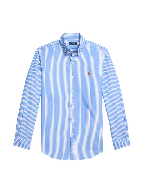 Polo Ralph Lauren Polo Ralph Lauren Marškiniai 710886462004 Mėlyna Custom Fit