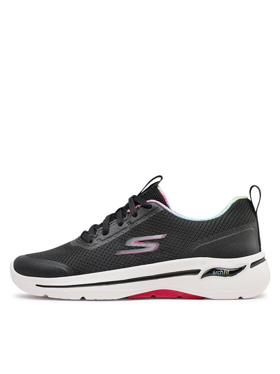Skechers Skechers Laisvalaikio batai Go Walk Arch Fit 124868/BKHP Juoda