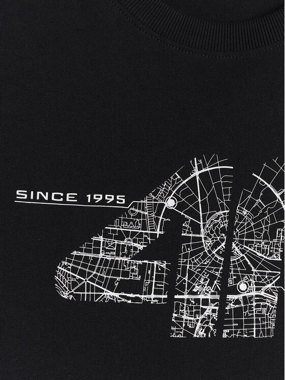 4F 4F T-Shirt CITY Czarny Regular Fit