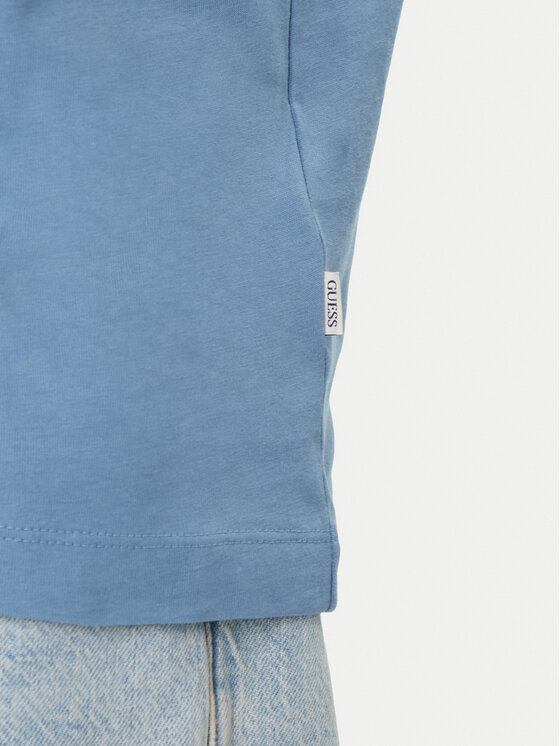 Guess Jeans Guess Jeans Тишърт M6GIC0 K8HM0 Син Regular Fit
