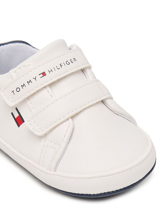 Tommy Hilfiger Tommy Hilfiger Sneakersy Low Cut Velcro T0B9-34328-1582 Biały